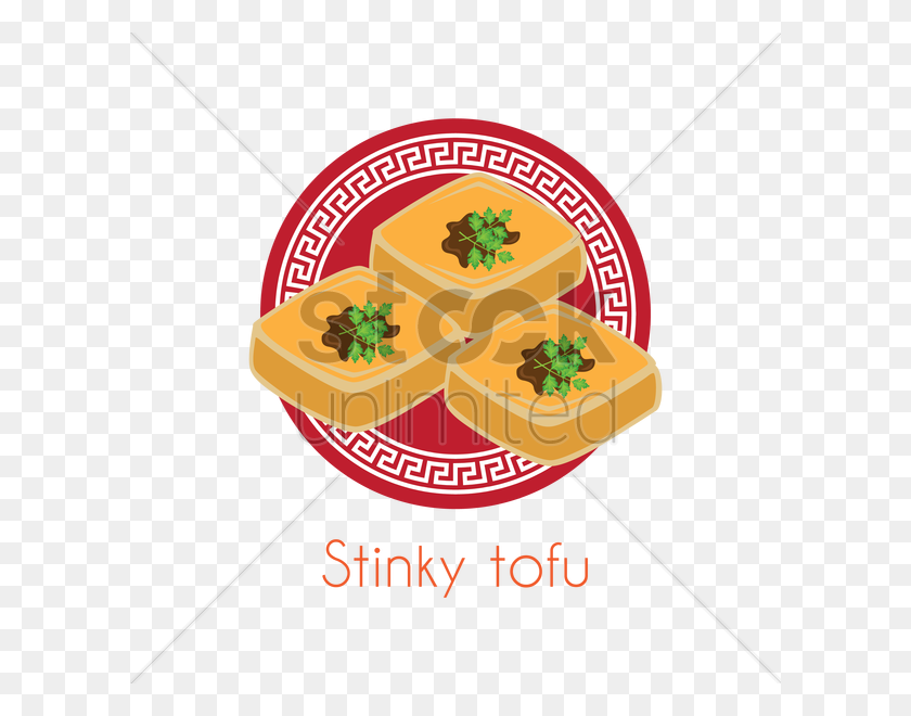 600x600 Stinky Tofu Vector Image - Tofu Clipart