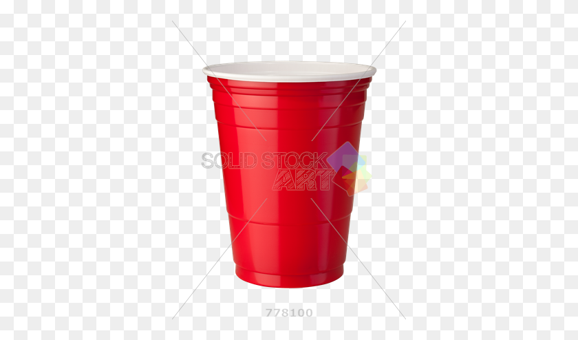 340x434 Stock Photo Of Tall Red Cup Isolated On Transparent Vertical - Red Cup PNG