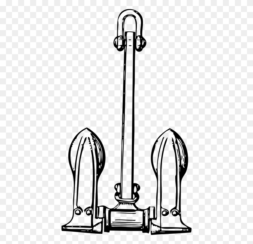 432x750 Stockless Anchor Download Graphic Arts Ship - Steamship Clipart