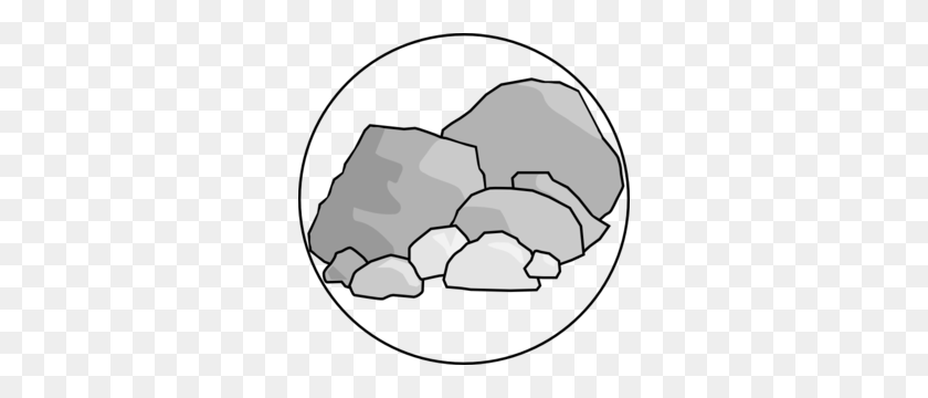 300x300 Stone Rock Clipart - Pile Of Rocks Clipart
