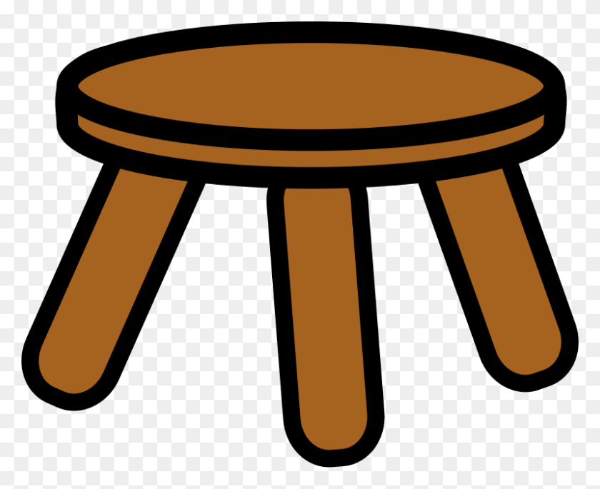800x642 Stool Use This Clip Art - Stool Clipart