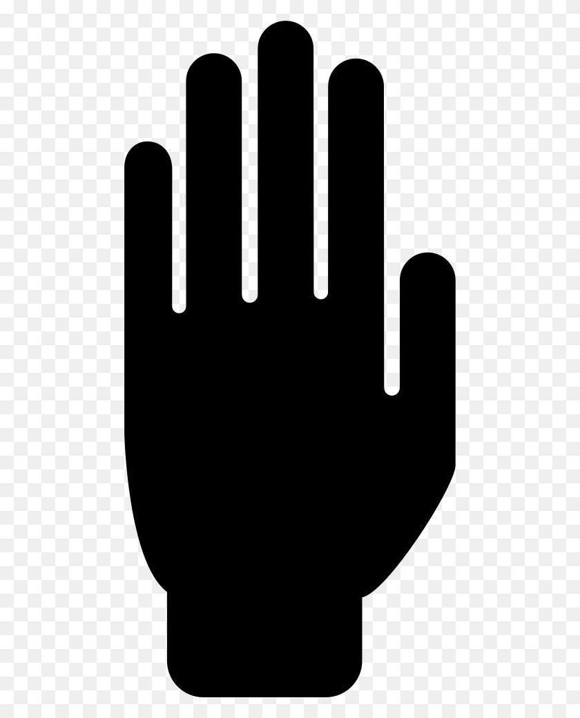 480x980 Stop Hand Silhouette Png Icon Free Download - Hand Silhouette PNG