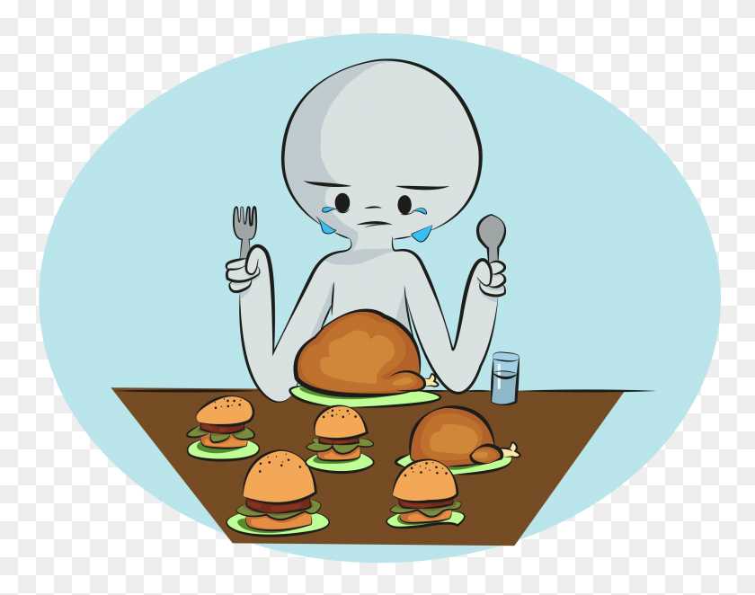 3209x2480 Stop Over Eating Disorders Clip Art Cliparts - Starvation Clipart