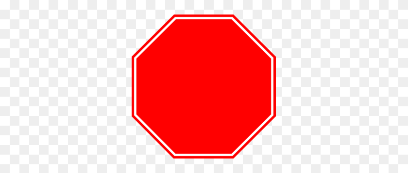 297x298 Stop Sign Clip Art - Sign Clipart