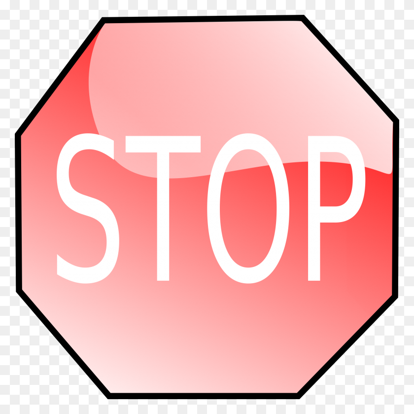2400x2398 Stop Sign Clip Art Images Free - Quit Clipart