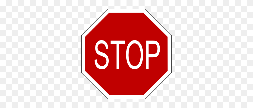 300x300 Stop Sign Clipart Free Clipart - Crosswalk Clipart