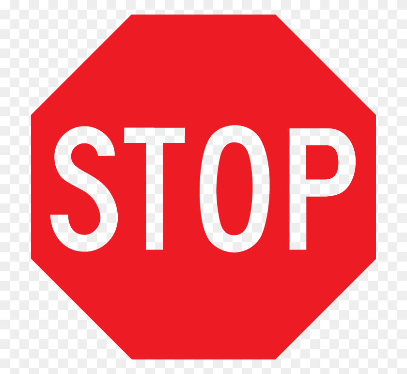712x712 Stop Sign Png - Real Estate Images Clip Art