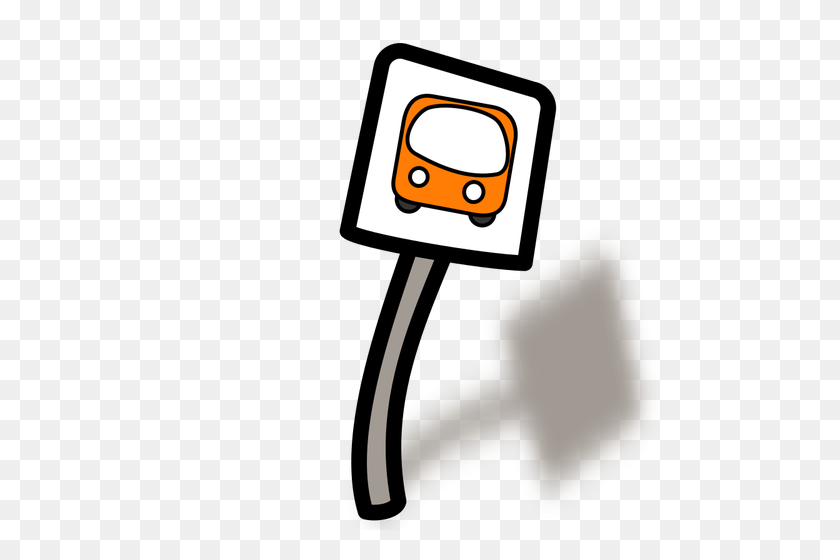 500x500 Stop Sign Symbol Clip Art - City Bus Clipart