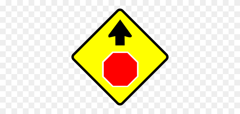 340x340 Stop Sign Traffic Sign Regulatory Sign - Yield Sign PNG