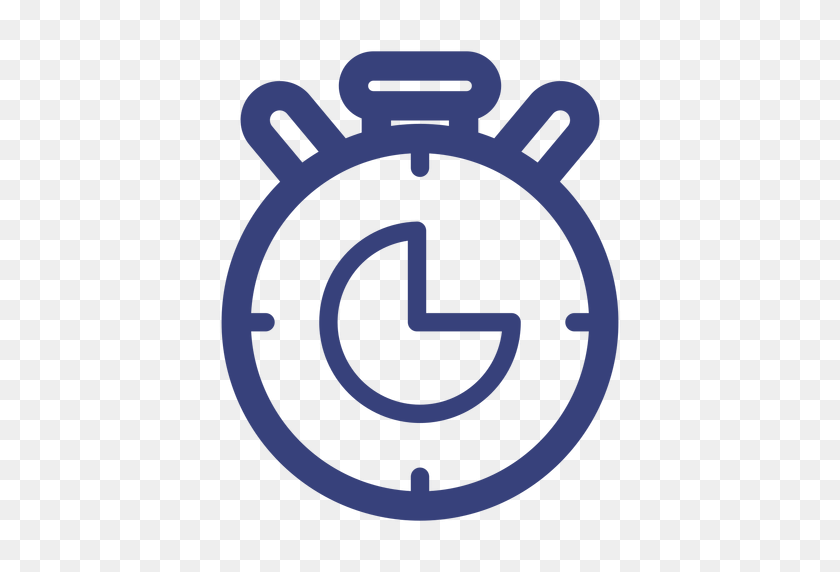 512x512 Stopwatch Stroke Icon - Stop Watch PNG