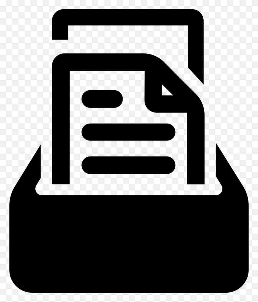 828x980 Storage Of Documents Png Icon Free Download - Storage PNG