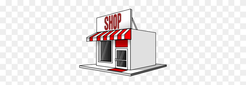 300x232 Storefront Clipart - Store Clipart
