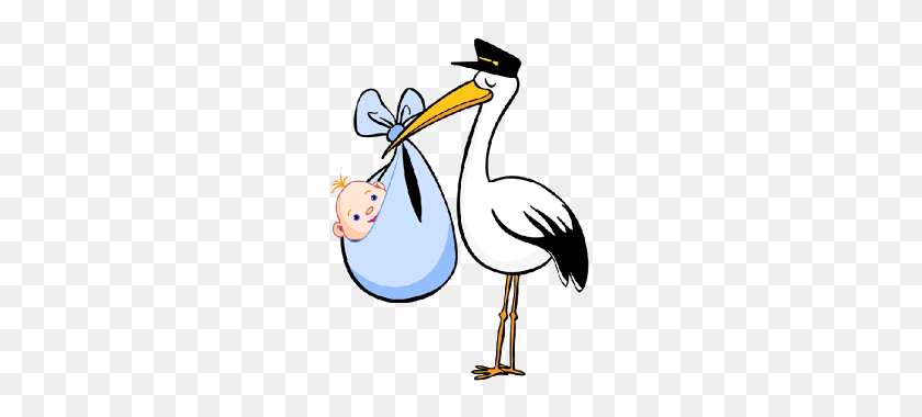 320x320 Stork Carrying Baby - To Carry Clipart
