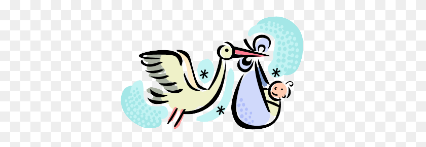 364x230 Stork Clipart Baby Carrier - Free Stork Clipart