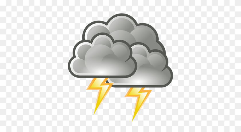 400x400 Storm Clipart Bad Weather - Bad Dog Clipart
