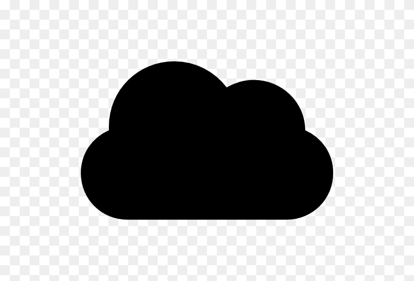 512x512 Storm Icon - Dark Clouds PNG