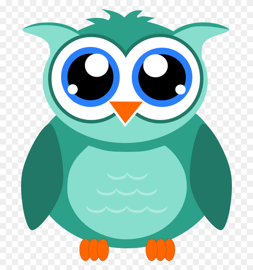 700x836 Stormdesignz - Woodland Owl Clipart