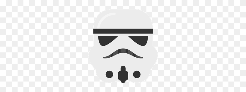 256x256 Stormtrooper Clipart Flat - Masquerade Clipart