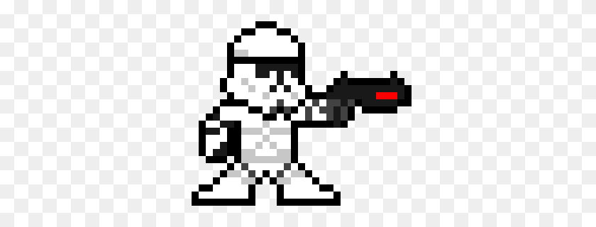 320x260 Stormtrooper Pixel Art Maker - Stormtrooper Png