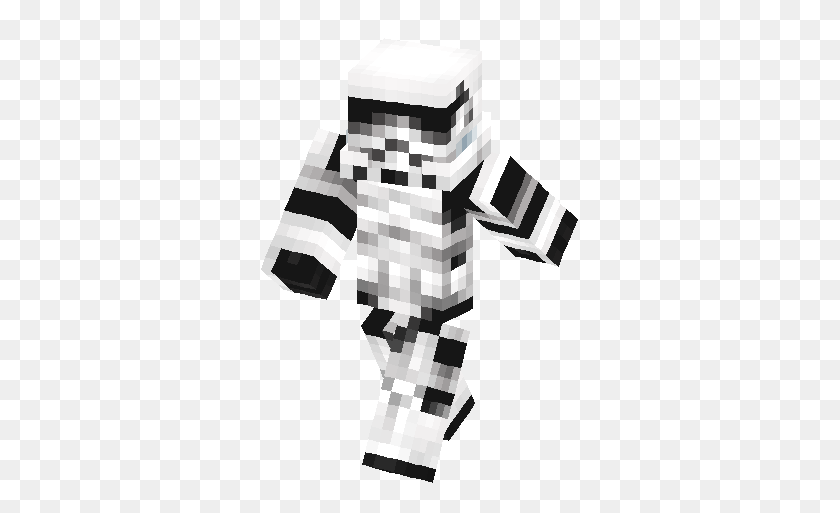 317x453 Stormtrooper Skin De Minecraft Pieles - Storm Trooper Png