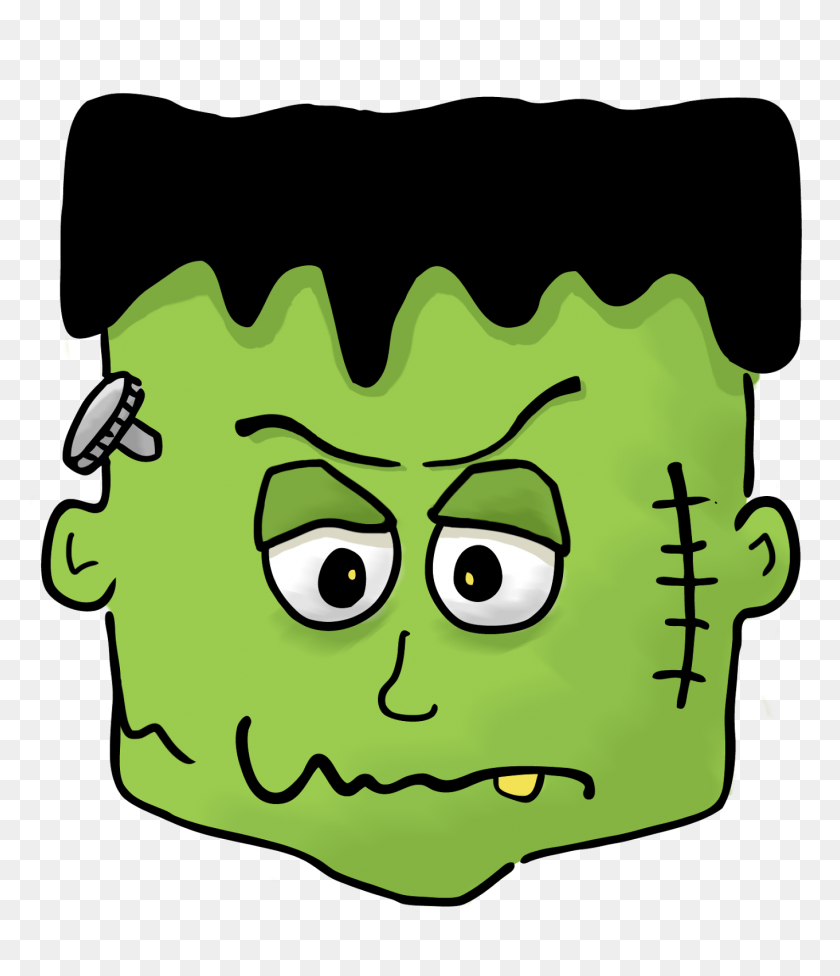 1361x1600 Storybookstephanie Frankenstein Viernes De Octubre - Smores Clipart