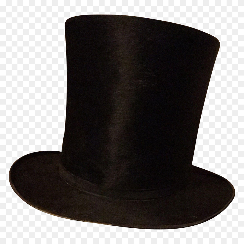 1746x1746 Stove Pipe Top Hat Circa Philadelphia Beaver Fur - Bowler Hat PNG