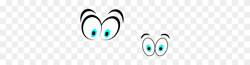 300x159 Straight Png Images, Icon, Cliparts - Cartoon Eyes Clipart