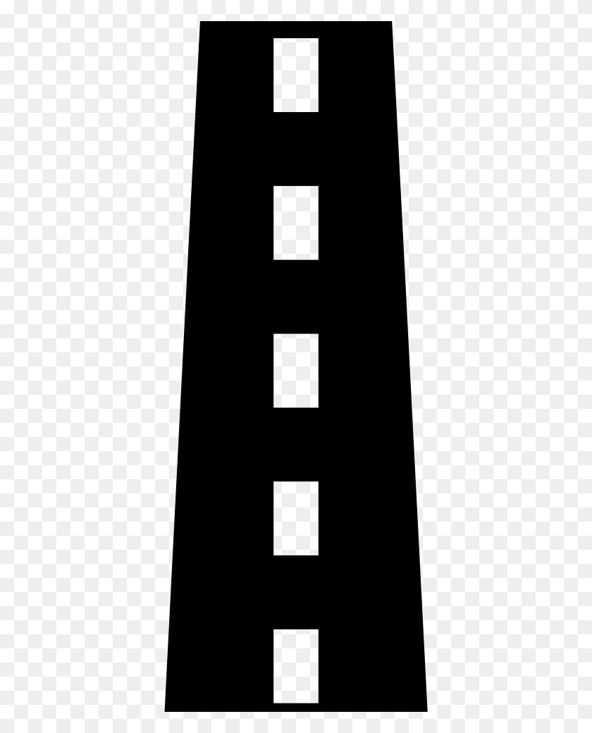 374x980 Straight Road Png Icon Free Download - Straight Road Clipart