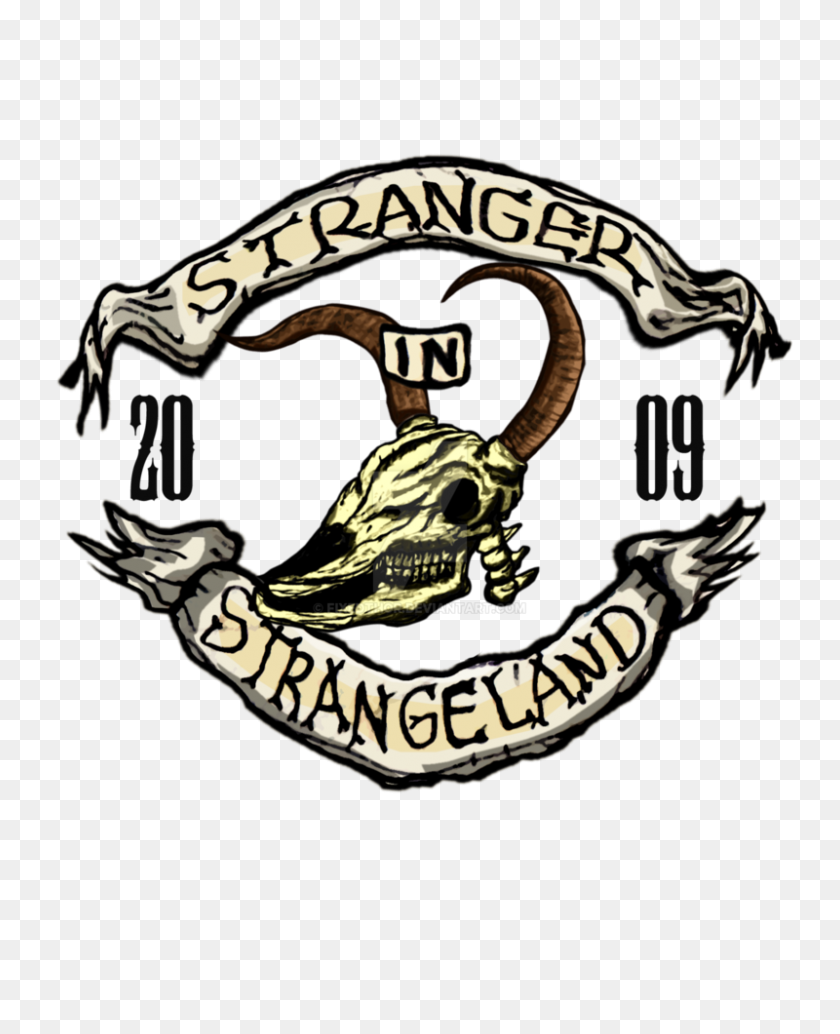 800x999 Незнакомец В Strangeland Логотип Версии Черепа Быка - Бык Череп Png