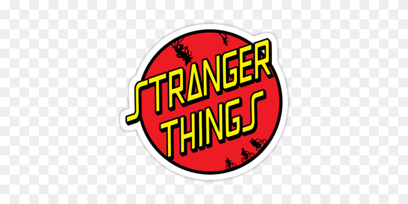 375x360 Stranger Things Stickers In Stranger Things - Stranger Things Logo PNG