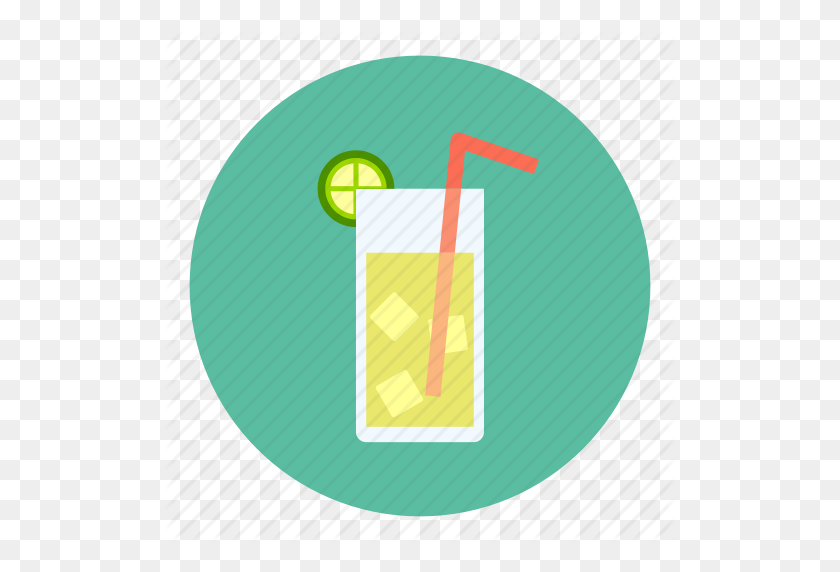 512x512 Straw Clipart Ice Lemon Tea - Hay Bale PNG