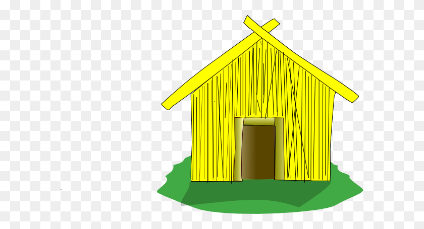 600x395 Straw House Cliparts Free Download Clip Art - Stick House Clipart