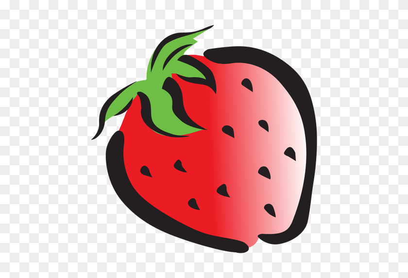 512x512 Strawberry Cartoon - Strawberry PNG