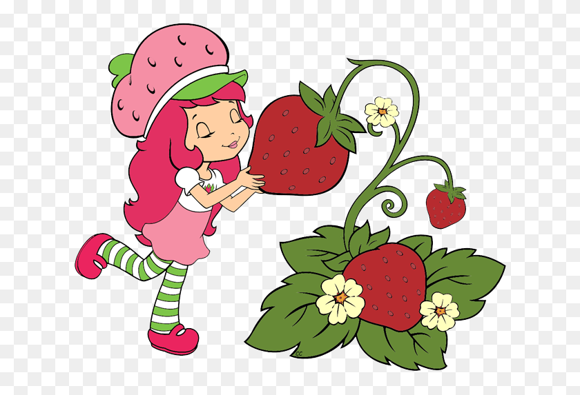 638x513 Strawberry Cartoon Cliparts - Strawberry Shortcake PNG