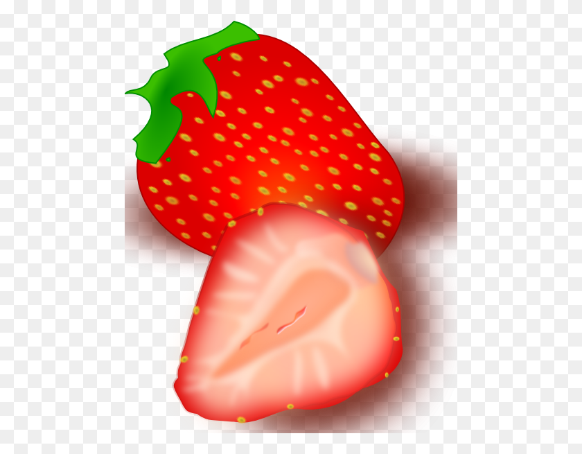 480x595 Strawberry Clip Art - Strawberries PNG