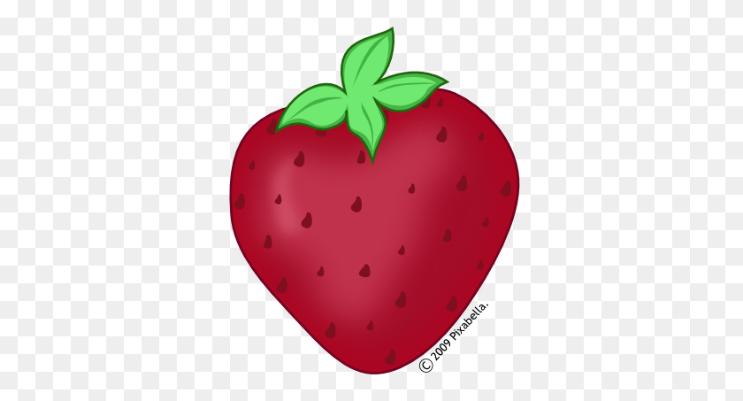 336x393 Strawberry Clip Art - Strawberry Clipart