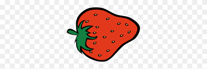 297x222 Strawberry Clipart Red Strawberry - Strawberry PNG