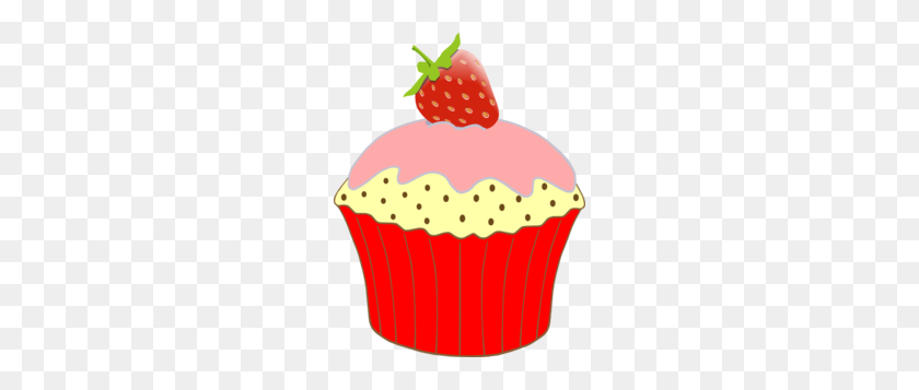 230x297 Strawberry Cupcake Clip Art - Cupcake Images Clipart