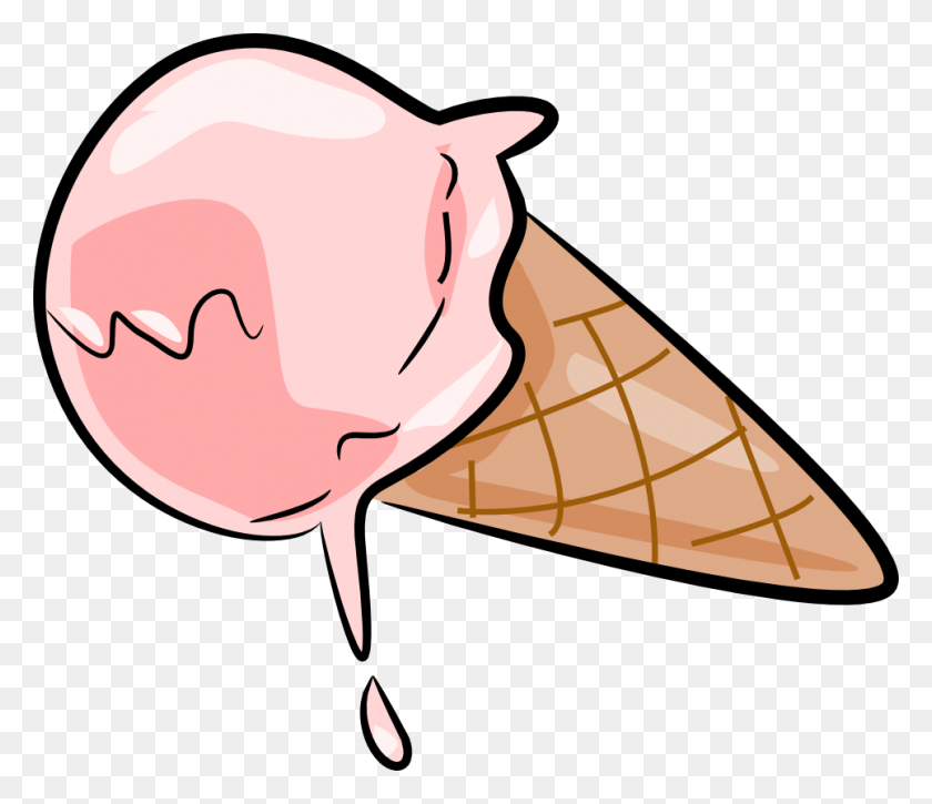 965x823 Strawberry Ice Cream Scoop Clip Art Image - Scope Clipart