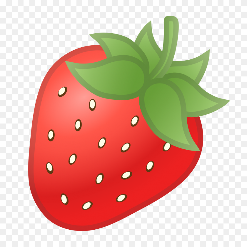 1024x1024 Strawberry Icon Noto Emoji Food Drink Iconset Google - Strawberry PNG