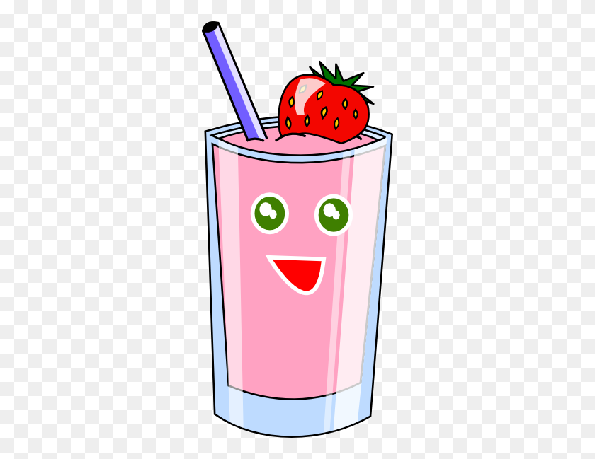 270x589 Strawberry Milkshake Clip Art And Stock Illustrations Eayutsf - Milkshake Clipart
