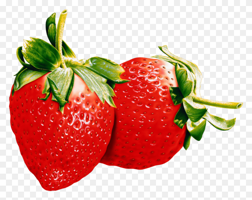 850x663 Strawberry Png - Strawberries PNG