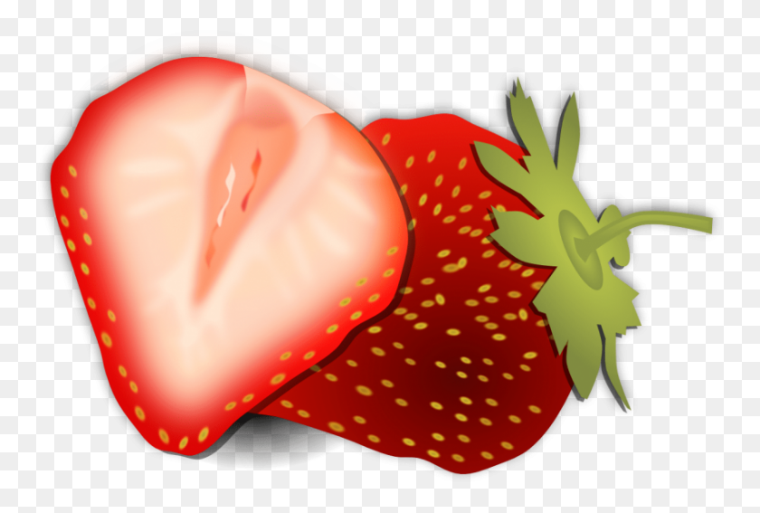 850x553 Strawberry Png - Strawberry PNG