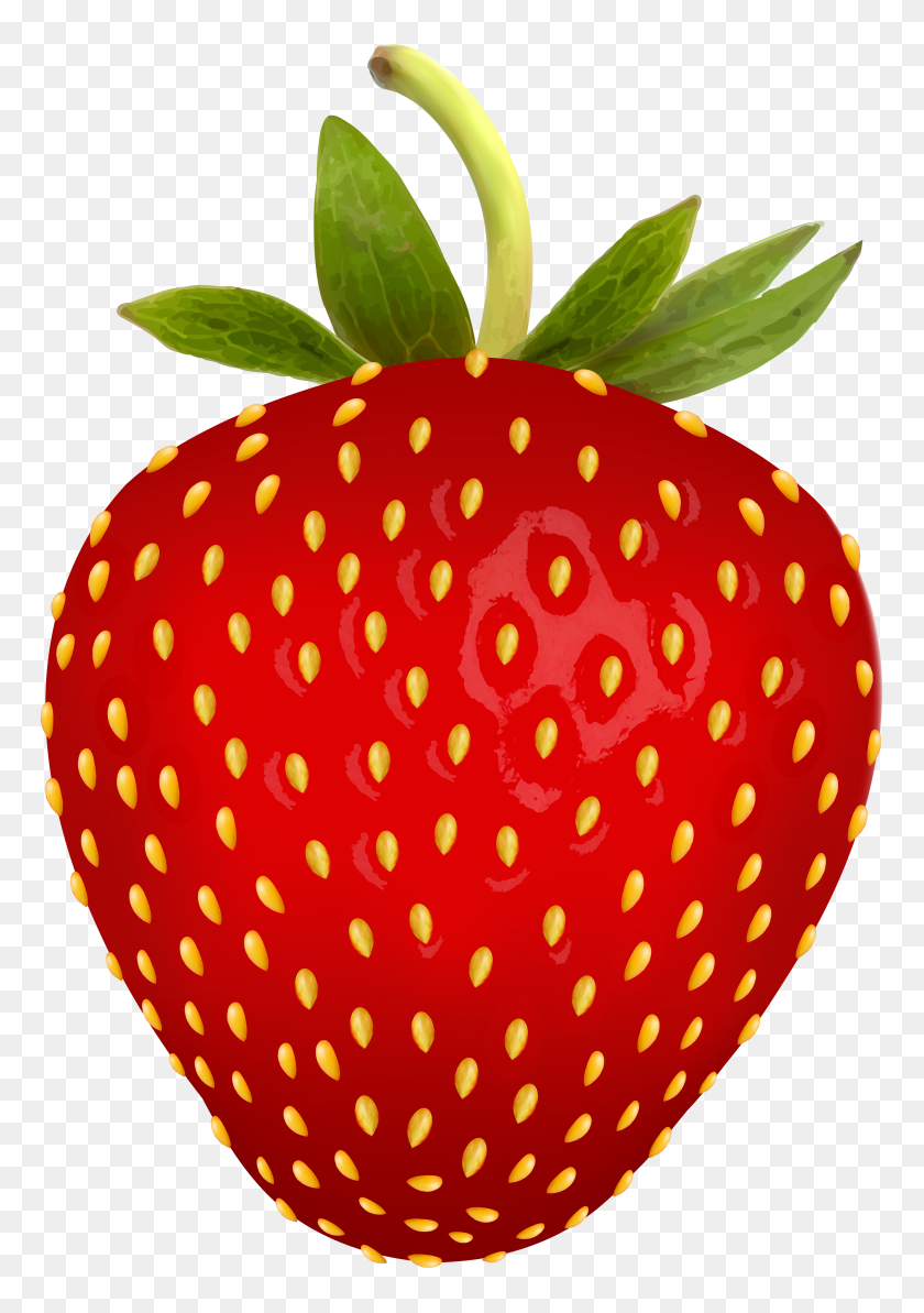 3442x5000 Strawberry Png Free Clip Art - Strawberry Clipart