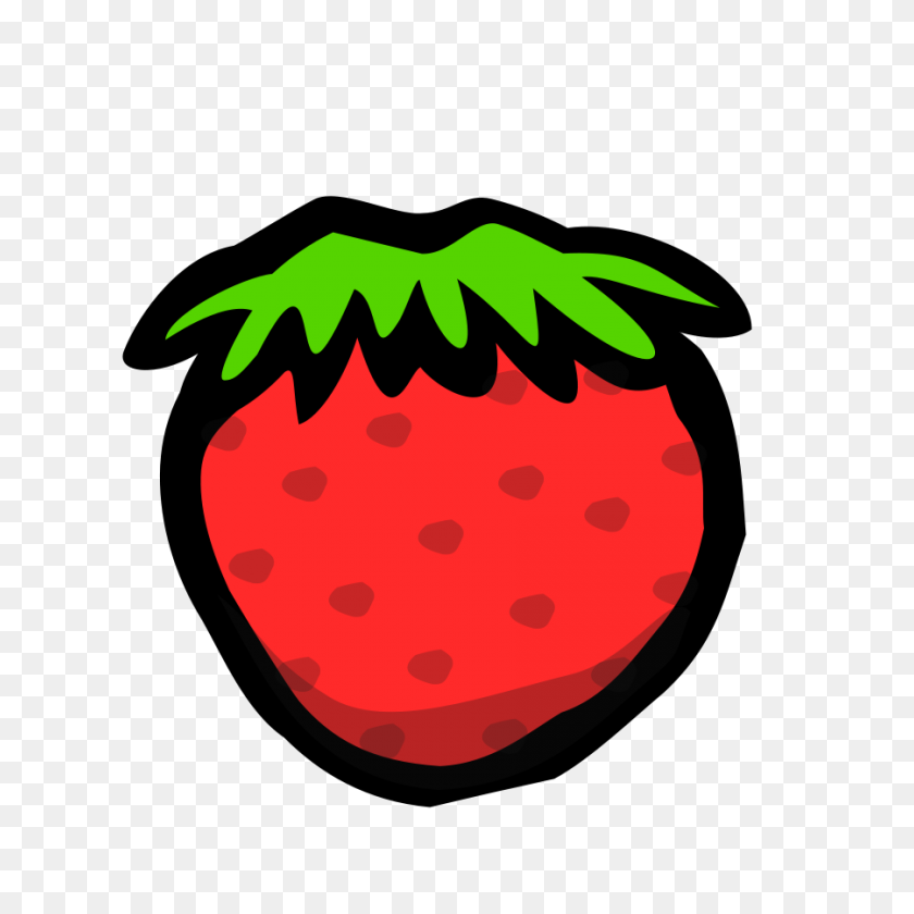 900x900 Strawberry Strawberries Clip Art - Cute Watermelon Clipart