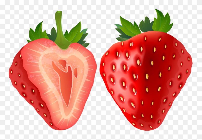 8000x5372 Strawberry Transparent Png Clip Art - Strawberries PNG