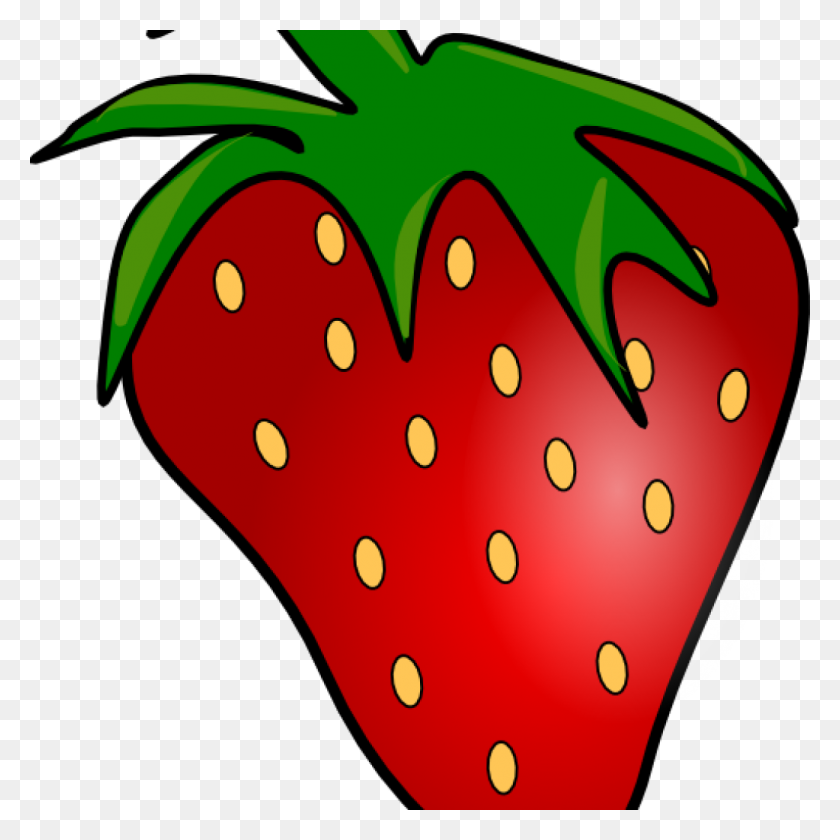 1024x1024 Strawberry Vector Clip Art Clipart Animal - Strawberry Clipart
