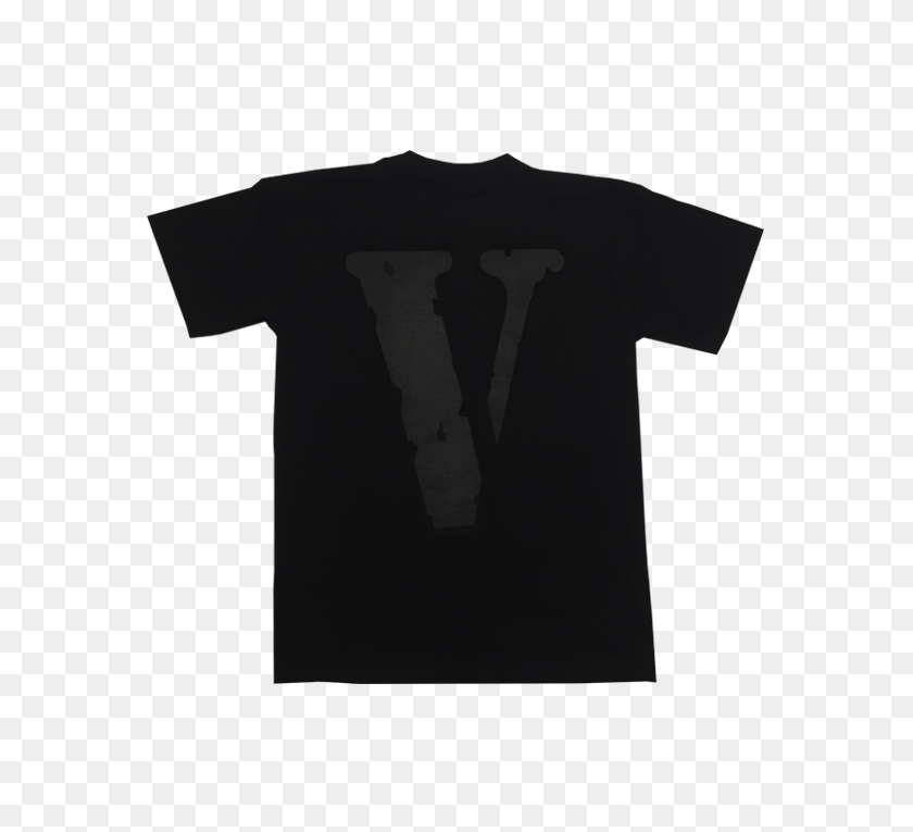 705x705 Camiseta Street Essentials Vlone Blackout Friends - Vlone Png