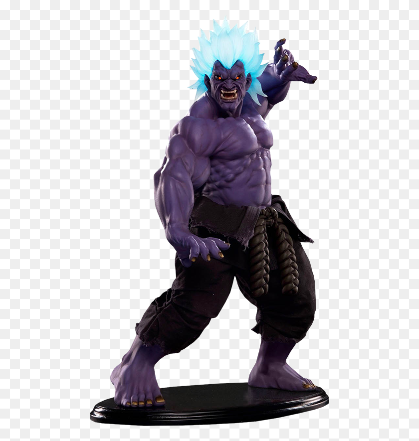 480x825 Street Fighter Oni Akuma Mad Demon Statue - Akuma PNG