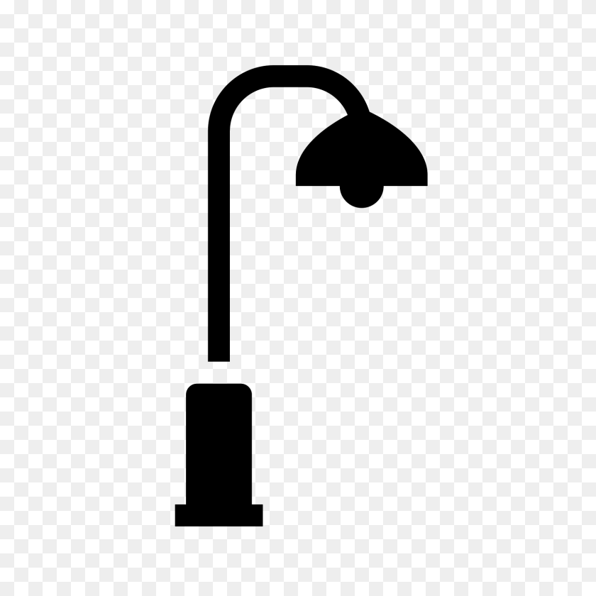 1600x1600 Street Lamp Filled Icon - Street Lamp PNG